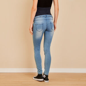 Jean skinny de grossesse extra stretch à bandeau haut 