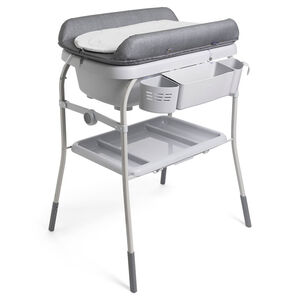 Baignoire avec table de change Cuddle & Bubble graphite melange 
