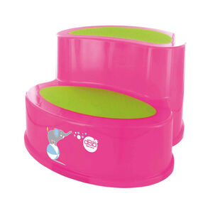 Marche pied translucide - Éléphant rose 