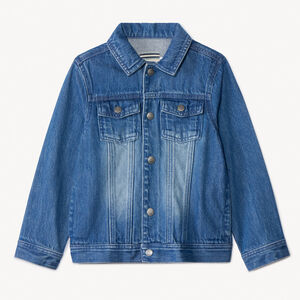 Veste en jean effet délavé pour garçon 