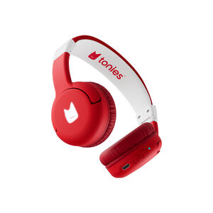 Casque Bluetooth pliable rouge coquelicot 