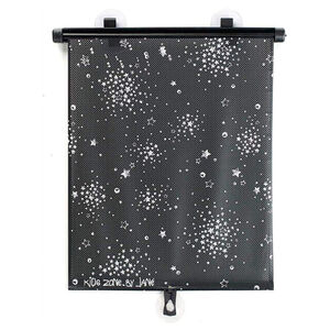 Lot de 2 pare-soleil enroulables imprimé étoiles  