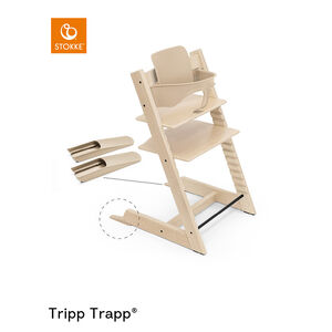 Baby set² pour chaise haute Tripp Trapp coloris naturel  