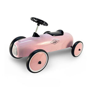 Porteur vintage Solex en métal rose 