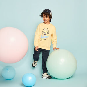 Sweat molleton avec puff print pour garçon 