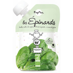 Gourde aux épinards bio - 120g 