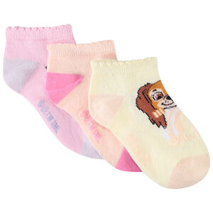 Lot de 3 paires de chaussettes courtes Pat'Patrouille pour fille 