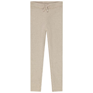 Legging en tricot effet côtelé pour fille 