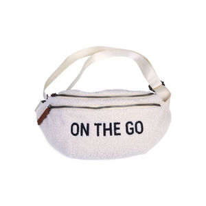 Sac banane Bag on the go Teddy écru effet bouclette  