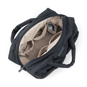 Sac à langer matelassé Noir  