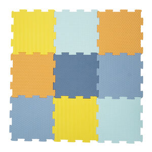 Tapis de dalles en mousse texturées 90 x 90 cm 