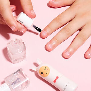 Mini vernis à l'eau top-coat Étoiles transparent 