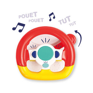 Panneau d'activité pour voiture avec volant sonore 