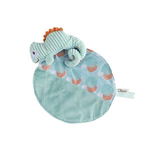 Doudou caméléon 