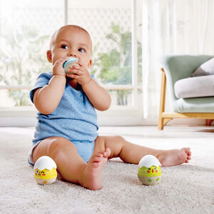 Set de 3 hochets poussins oscillants 