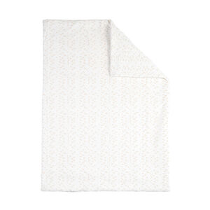 Couverture bébé - Oli, Flo & Ernest - Blanc - 100 x 135 cm 