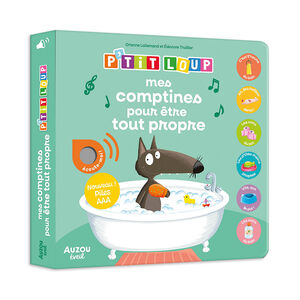 Livre sonore "P'tit Loup - Mes comptines pour être tout propre" 