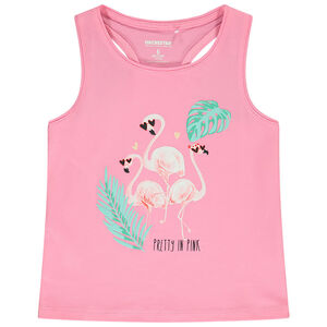 Débardeur en jersey avec print fantaisie pour fille 