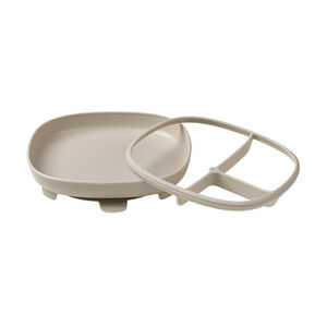 Assiette ventousée avec séparateur amovible 2 en 1 latte 