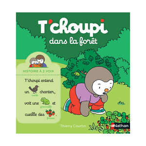 Livre à lire à deux "T'choupi dans la forêt" 