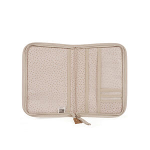 Protection de carnet de santé à pois Poppy Cannelle  