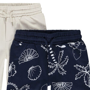 Lot de 2 bermudas en molleton fantaisie pour garçon  