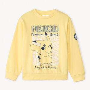 Sweat molleton print Pikachu Pokémon pour garçon 