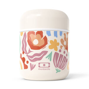 Lunchbox capsule isotherme 280ml Graphic Papercut écru 