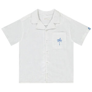 Chemise manches courtes avec palmier fantaisie pour garçon  