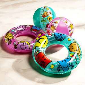 Bouée gonflable Madame 50 cm - Rose 