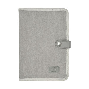 Protège carnet de santé - Gris chiné 