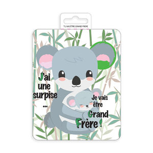 Carte à gratter "Je vais être grand frère !" 