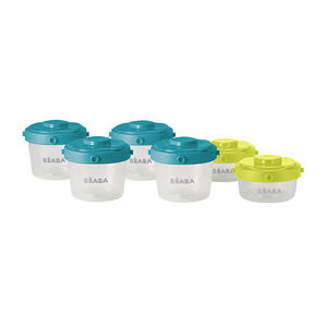 Set 6 pots de conservation Clip 2x90 ml + 4x150 ml 