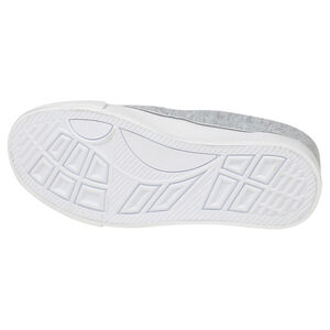 Baskets basses élastiquées en toile avec étoile en sequins 