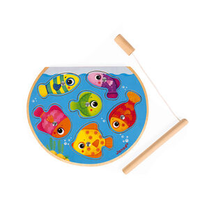 Puzzle magnétique en bois Speedy Fish 