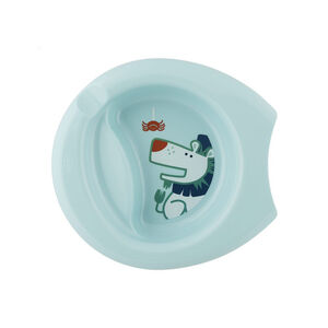 Assiette creuse avec rebord 6M+ - Bleu 