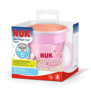 Tasse Mini Magic Cup nuit phosphorescente 160 ml - Rose 