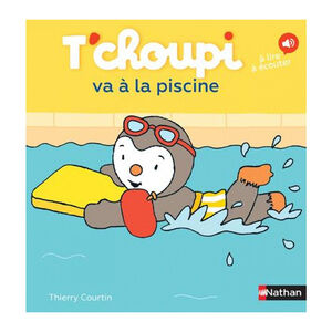 Livre T'Choupi va à la piscine  