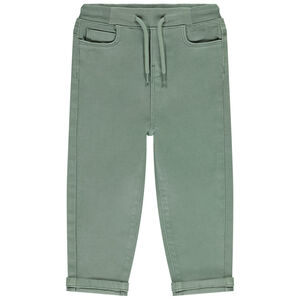 Jean à taille élastiquée et poche ludique pour bébé garçon 