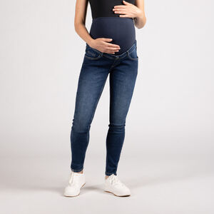 Jean slim de grossesse avec bandeau haut 