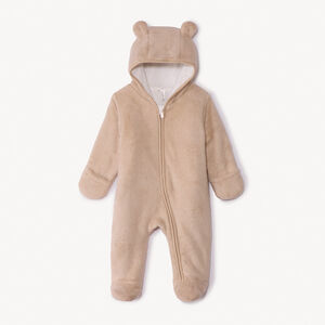 Combi-pilote en sherpa uni ourson pour bébé garçon 