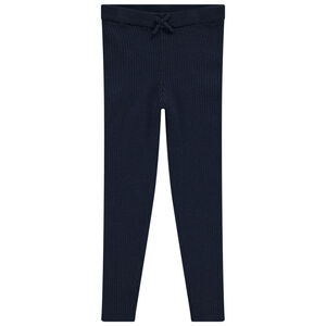 Legging en tricot effet côtelé pour fille 