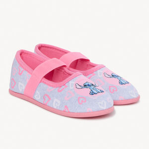 Chaussons babies imprimé cœurs Stitch Disney pour fille 