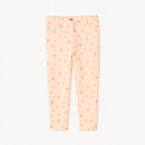 Pantalon imprimé fleurs pailletées pour bébé fille 