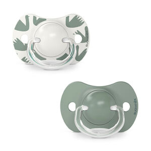Lot de 2 sucettes silicone SX Pro 6-18M Walk in the park vert Main Lot de 2 sucettes silicone SX Pro 6-18M Walk in the park vert