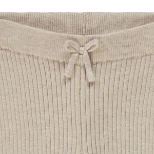 Legging en tricot effet côtelé pour fille 