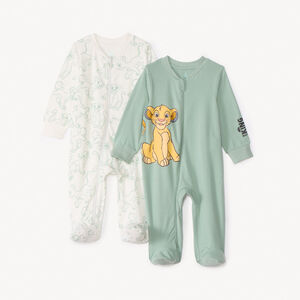 Lot de 2 dors-bien jersey Le Roi Lion Disney pour bébé garçon 