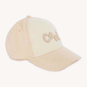 Casquette molleton à patchs bouclette pour fille 