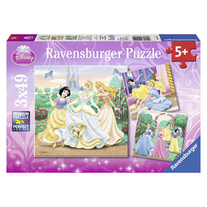 Puzzles 3 x 49 Pièces Rêves de Princesses - Disney Princesses 