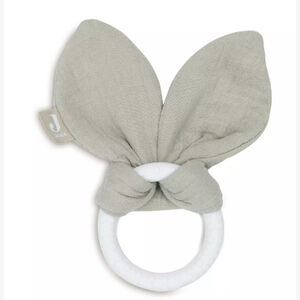 Anneau de dentition en silicone Bunny Ears Vert Olive 